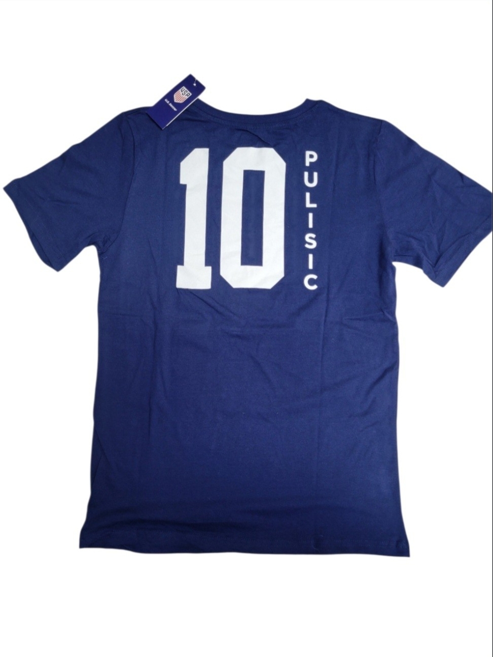 NWT USA Soccer Christian Pulisic #10 Youth XL (16/18) T-Shirt + TeenyMates - Picture 3 of 6